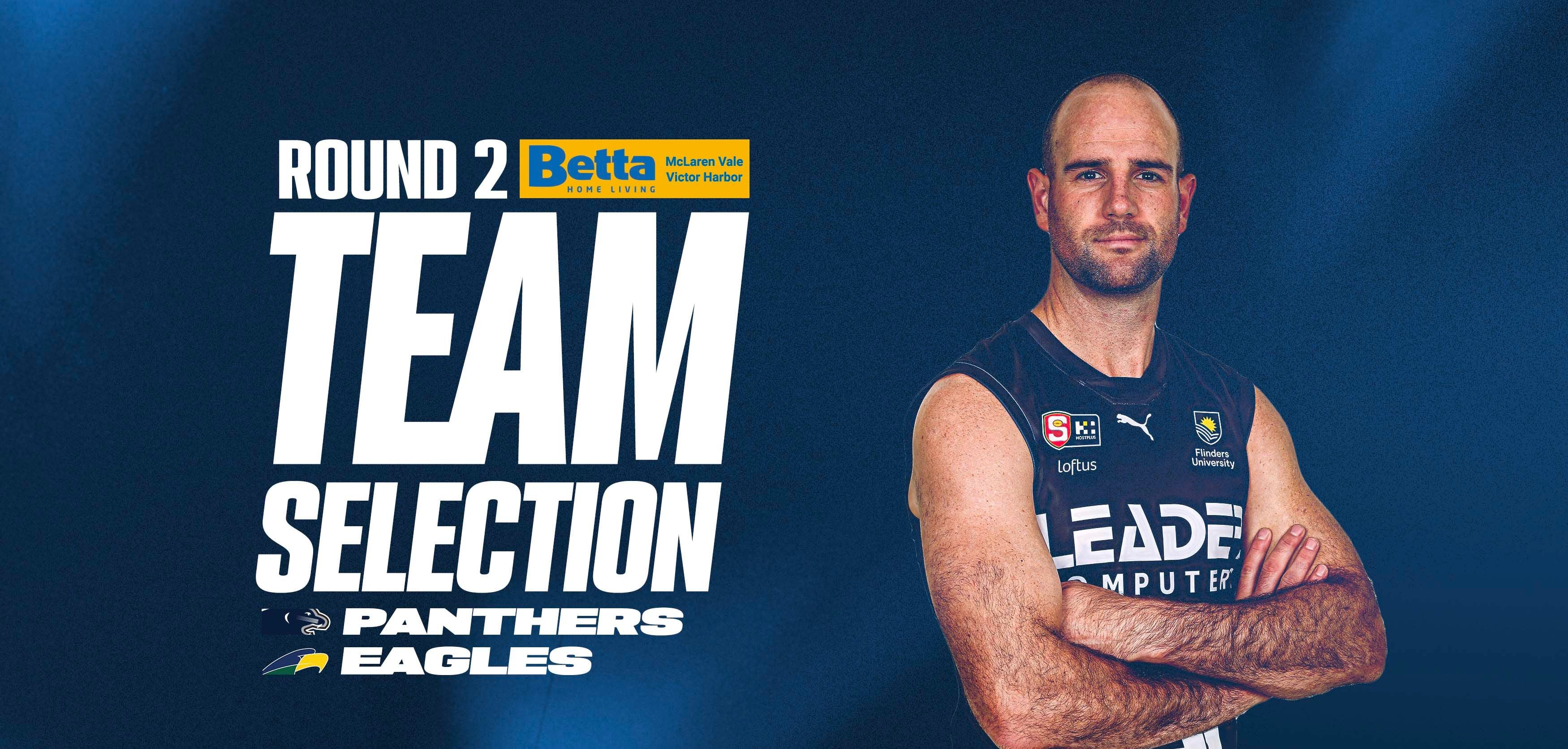 BETTA Team Selection: SANFL Rd 2 vs Eagles BETTA Team Selection: SANFL Rd 2 vs Eagles